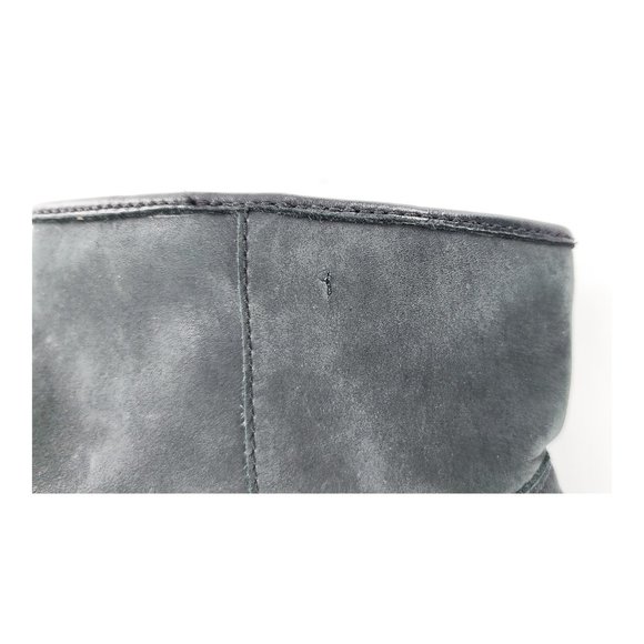 UGG Gray Ankle Boots Suede Minimalist Design - Picture 13 of 13